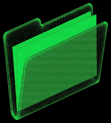Animated folder